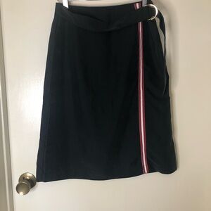 H&M Racing Stripe Skirt (23” long)